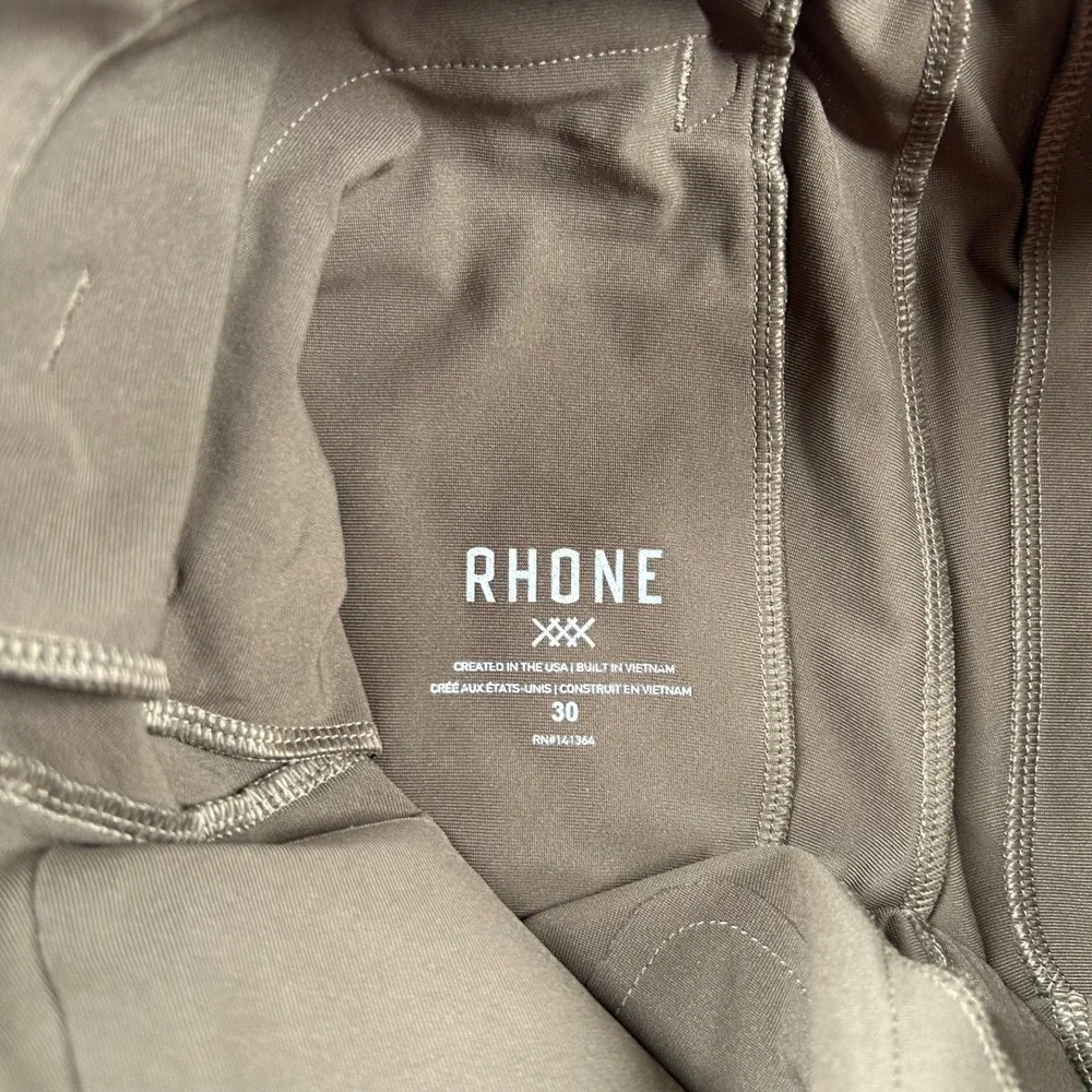 Rhone Pants Mens 30 Commuter Performance Chino Brown Classic Taupe Golf